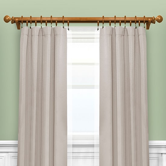 Lumi Home Furnishings Wood Double 2-pc. Curtain Rod Brackets