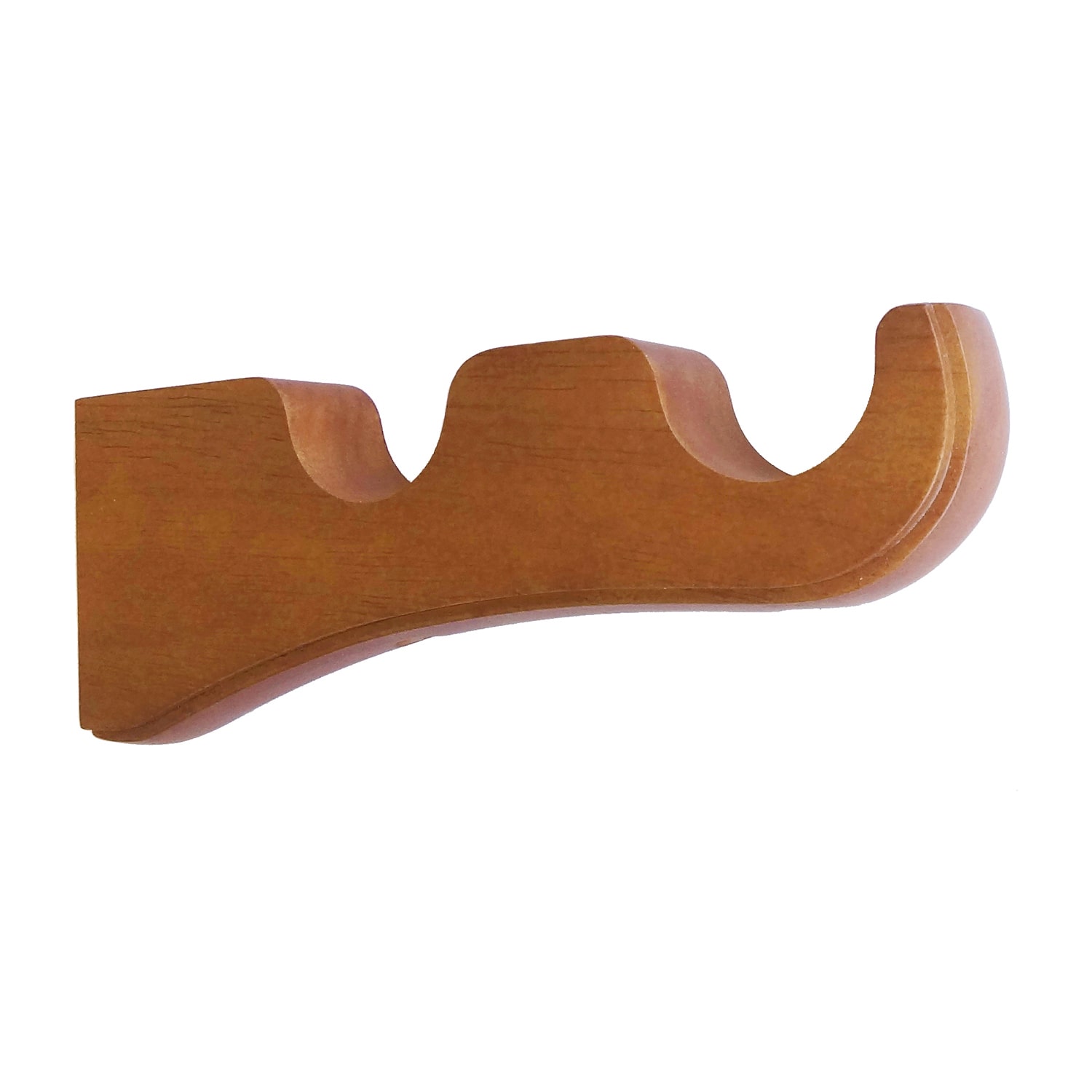 Lumi Home Furnishings Wood Double 2-pc. Curtain Rod Brackets