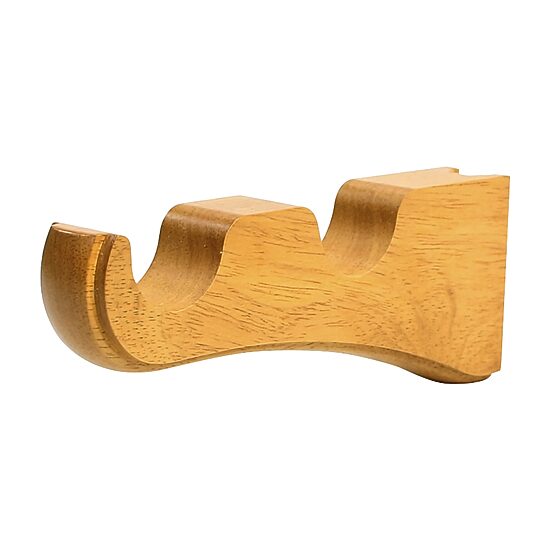 Lumi Home Furnishings Wood Double 2-pc. Curtain Rod Brackets