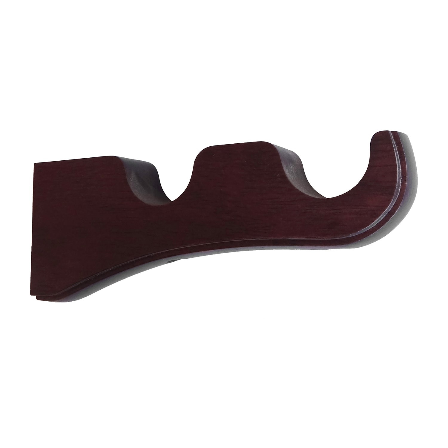 Lumi Home Furnishings Wood Double Curtain Rod Brackets
