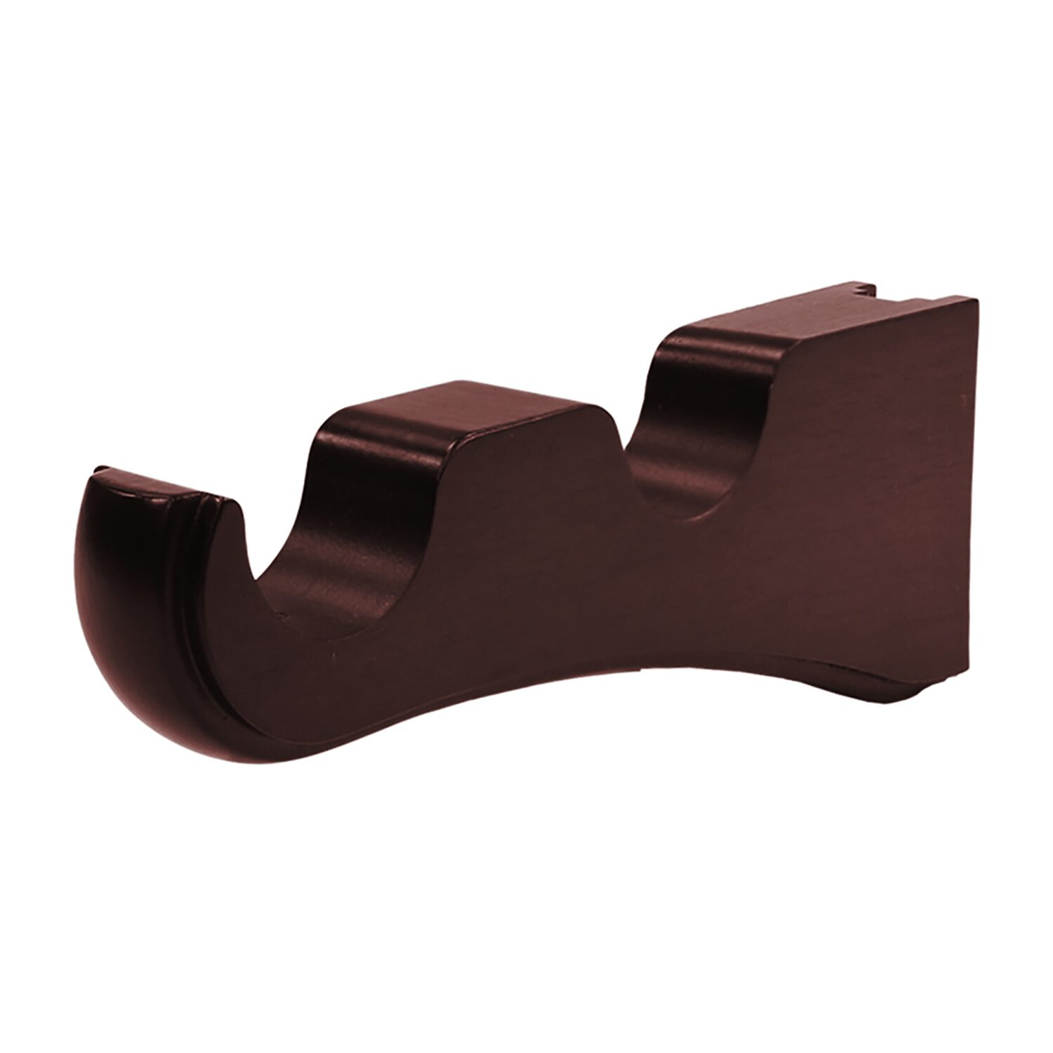 Lumi Home Furnishings Wood Double Curtain Rod Brackets