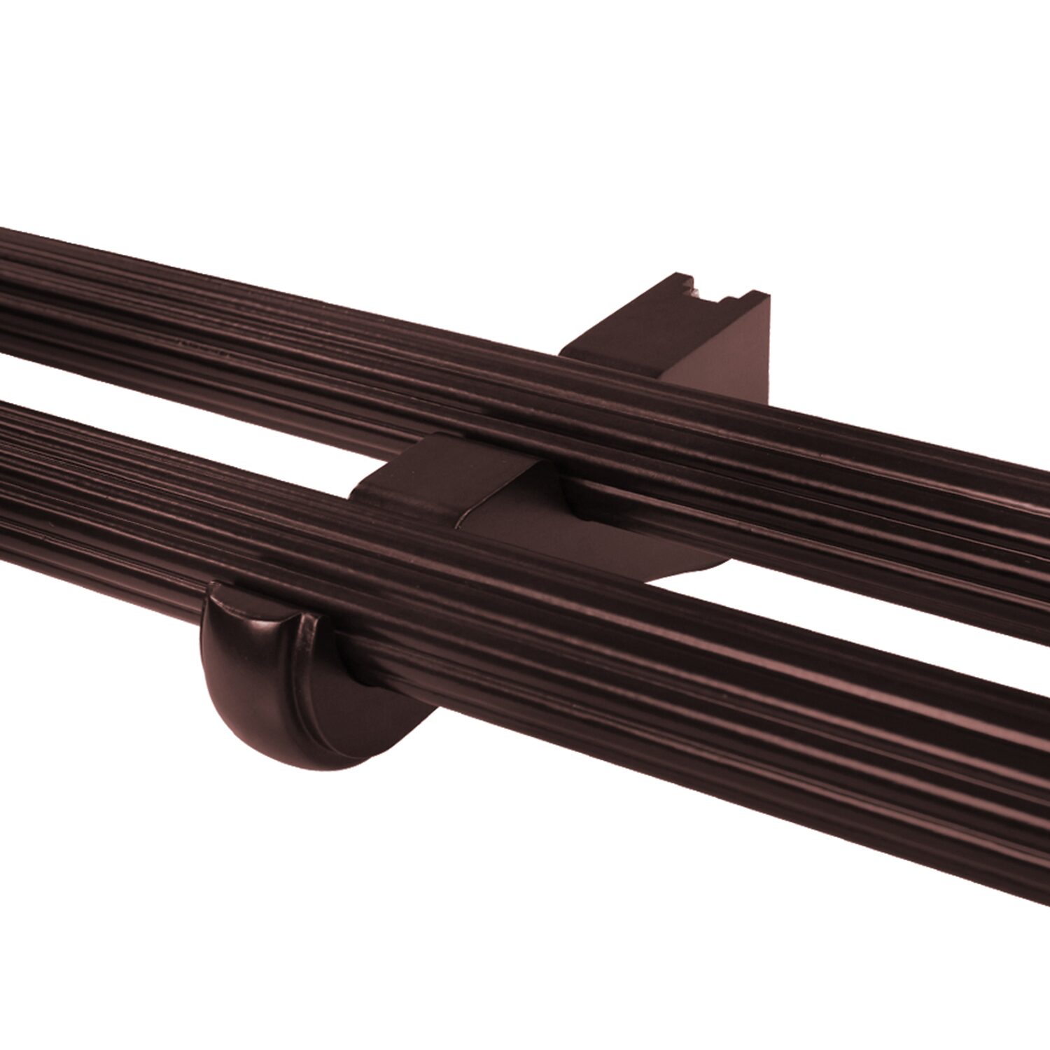 Lumi Home Furnishings Wood Double Curtain Rod Brackets