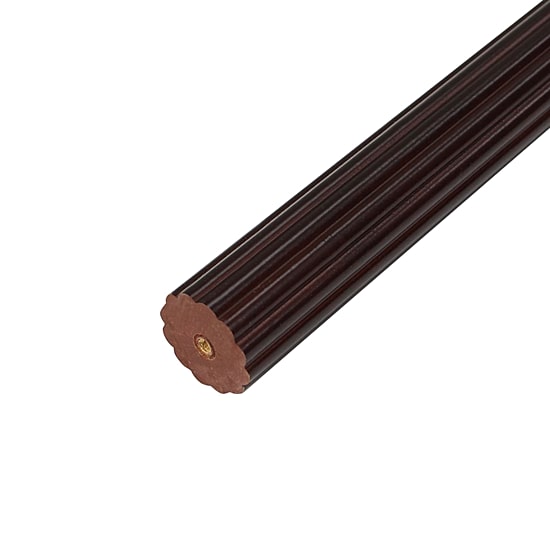 Lumi Home Furnishings Wood 1 3/8 3FT or 4FT x 2pcs Curtain Rod