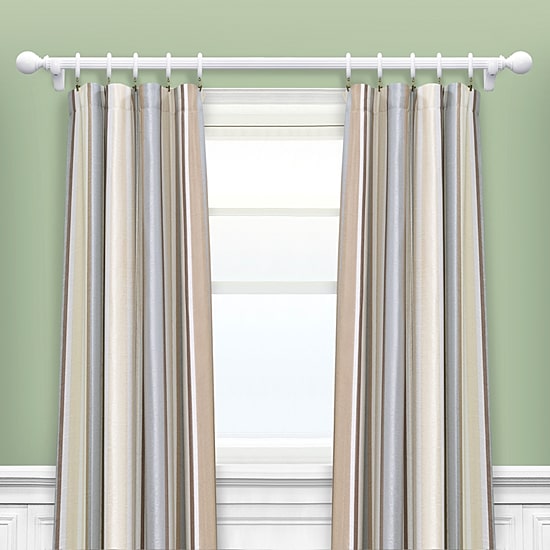 Lumi Home Furnishings Wood 1 3/8 IN Curtain Rod