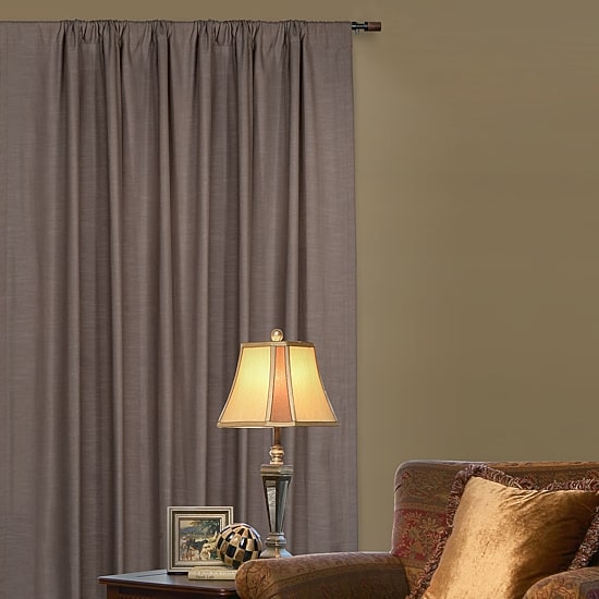 Lumi Home Furnishings Maple Cylinder 3/4 IN Curtain Rod