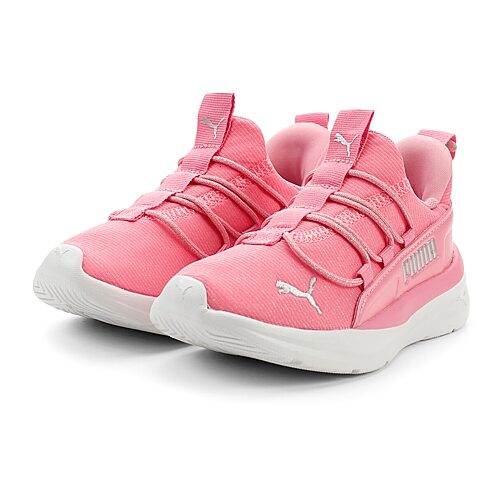 PUMA One4all 2.0 Pink Glitz Little Kid Girls Running Shoes, 11 Medium, Pink
