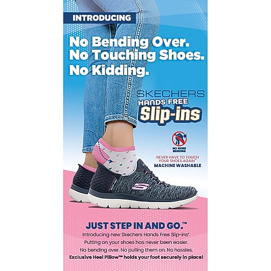 Skechers Hands Free Slip-Ins Glide-Step Pursuit Womens Slip-On Walking Shoes