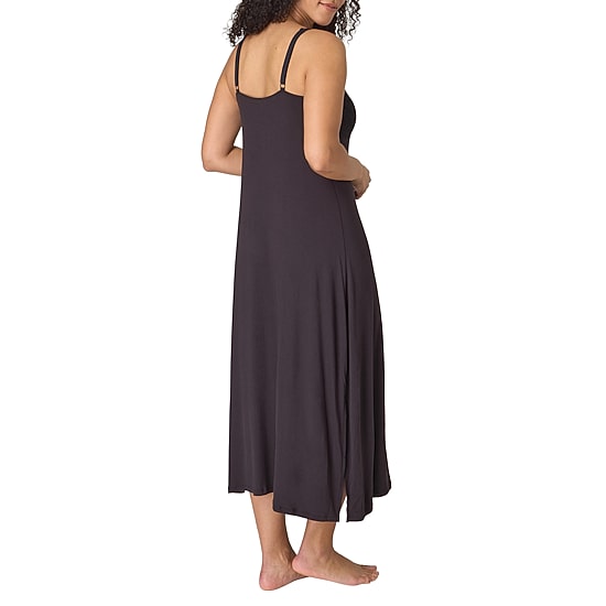 Bali Womens Satin Sleeveless V Neck Nightgown