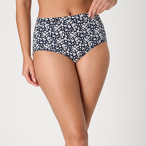 Hanes Womens Average + Full Figure Brief Panty 40w5cs In Blue