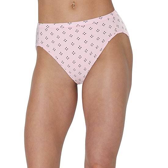 Hanes Ultimate® 5-Pack Pure Comfort High Cut Briefs Panties Underwear 43W5CS