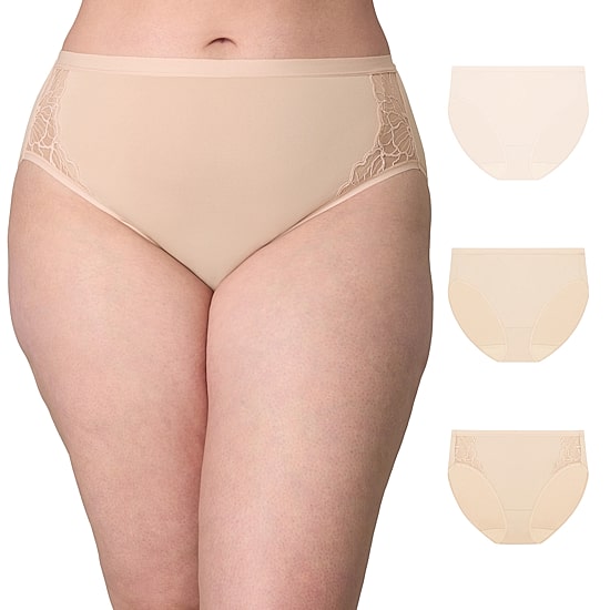 Playtex® Cool Comfort 3-Pack Microfiber High Cut Briefs Underwear US1000
