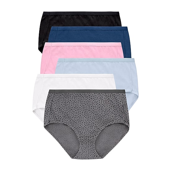  Hanes Ultimate® 6-Pack Breathable Cotton Brief Underwear 40H6CC