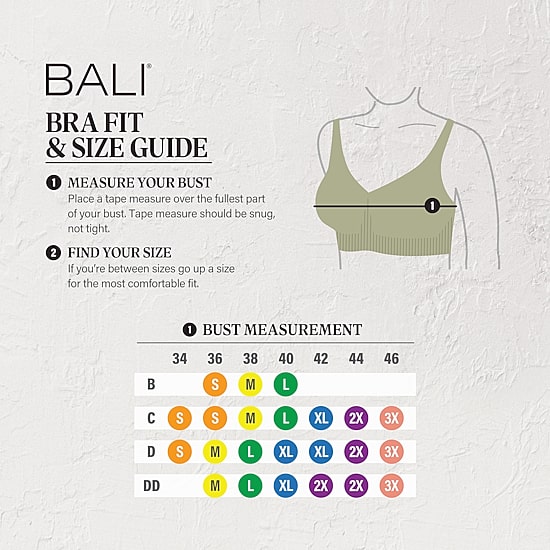 Bali® Cotton Collection Wireless Bra DF8130