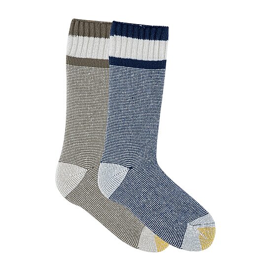 Gold Toe Retro Lounge Mens 2 Pair Crew Socks