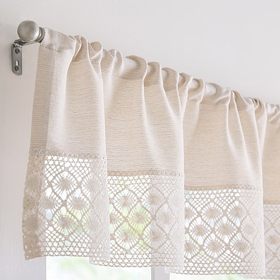Peri Home Bahia 3-pc. Rod Pocket Kitchen Curtains & Drapes Window Set