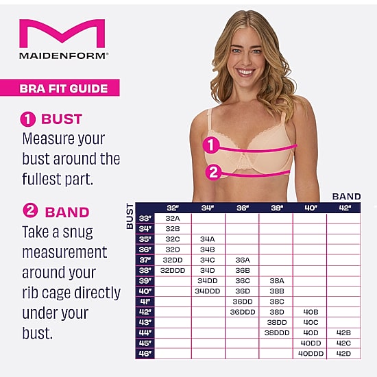 Maidenform® Comfort Devotion Full Coverage Convertible T-Shirt Underwire Bra 09436