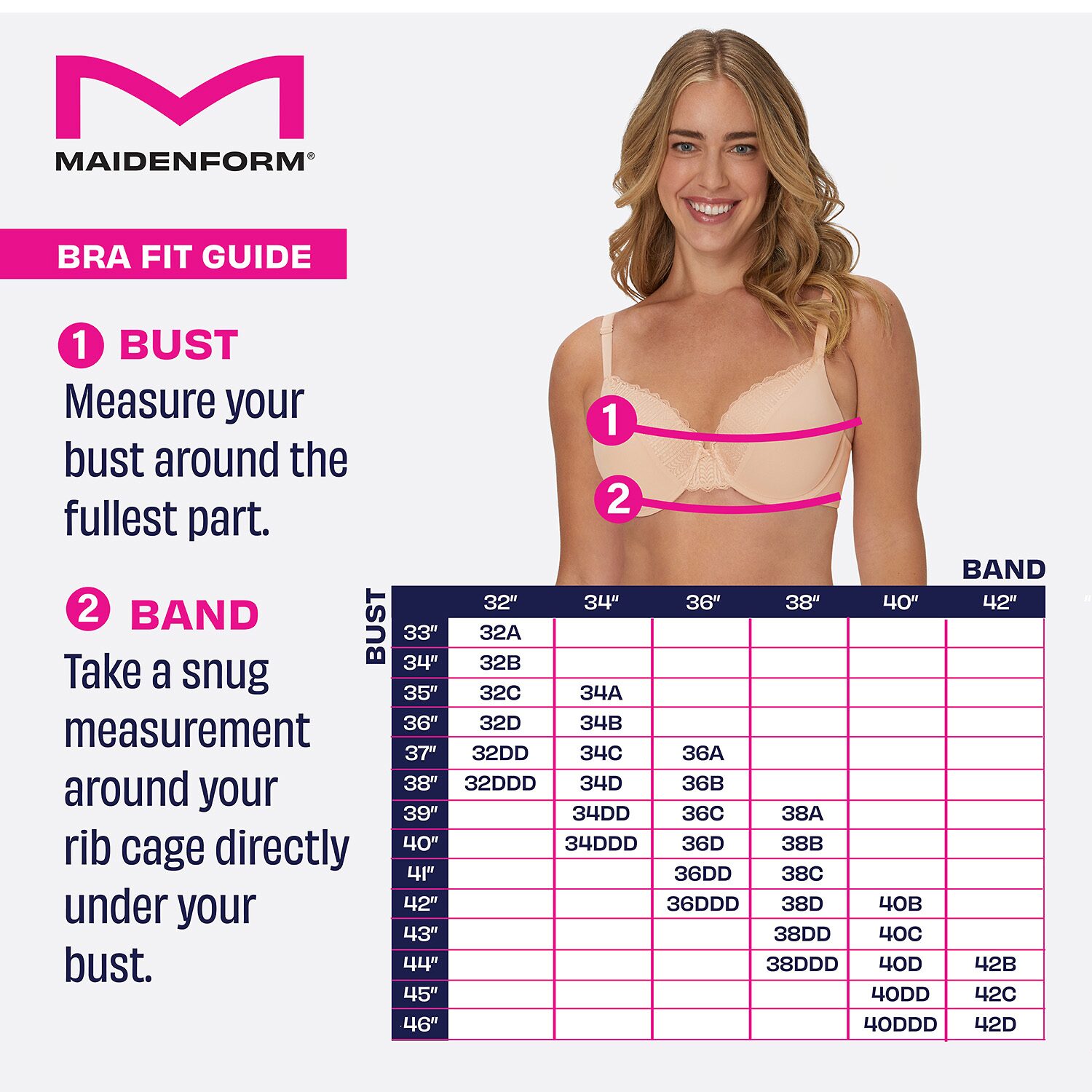 Maidenform® One Fab Fit Full-Coverage Racerback Front Closure Underwire Bra 07112