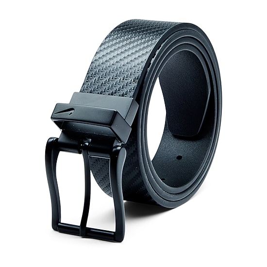 Nike Carbon Fiber Texture Reversible Mens Belt