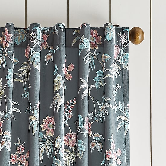 Martha Stewart Ms Norah Back Tab Room Darkening Set of 2 Curtain Panel
