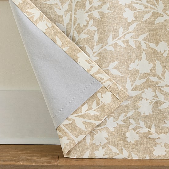 Martha Stewart Amelia Back Tab Blackout Set of 2 Curtain Panel