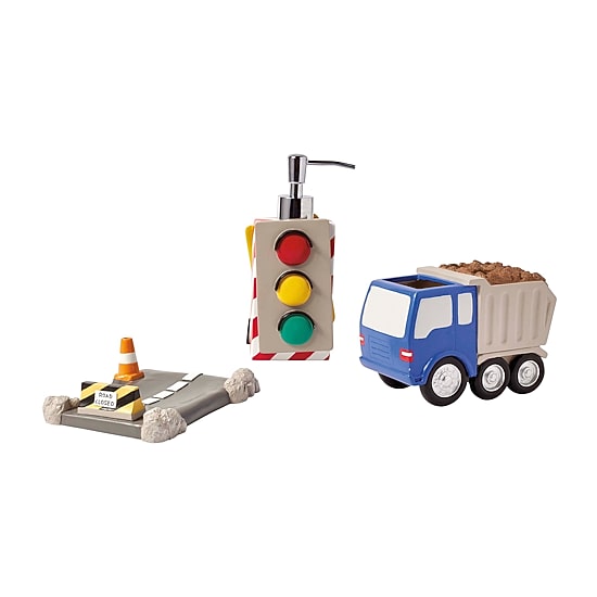 Peri Home Trains And Trucks 3-pc. Bath Accessory Sets