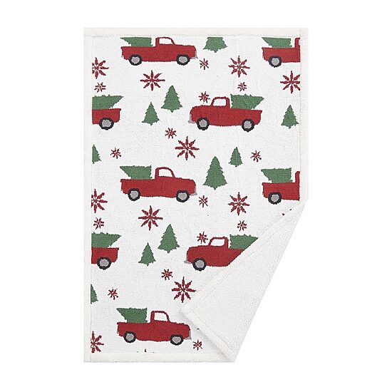 Truly Soft Cozy Tree And Truck Throw