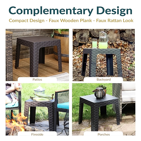 4-pc. Weather Resistant Side Table