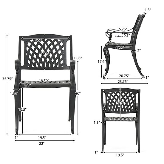 Cayman 7-pc. Rectangular Dining Set