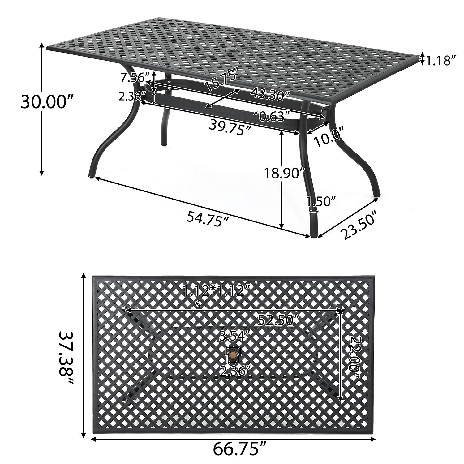 Cayman 7-pc. Rectangular Dining Set