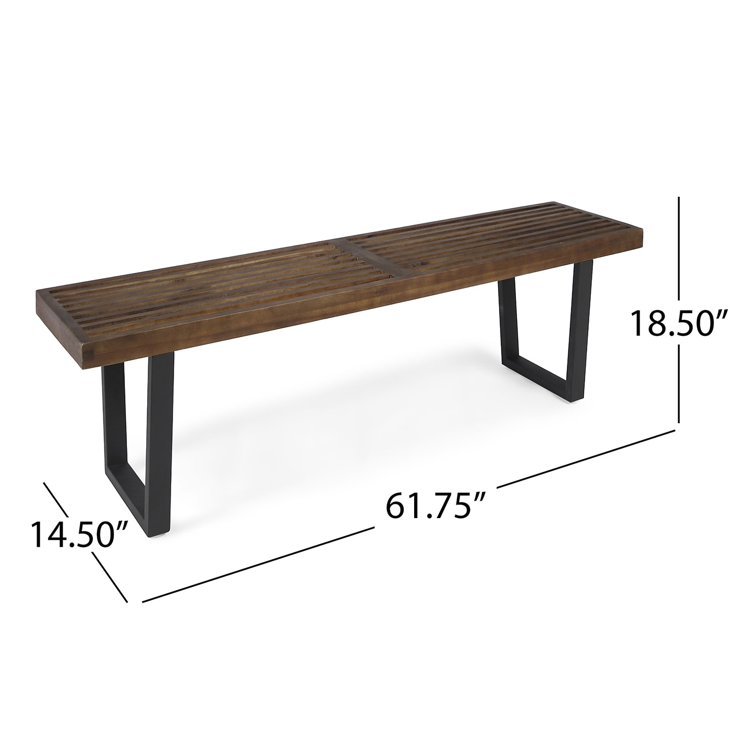Fresno Iron Bench