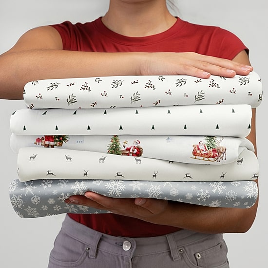 Casual Comfort Christmas Patterns Holiday Sheet Set
