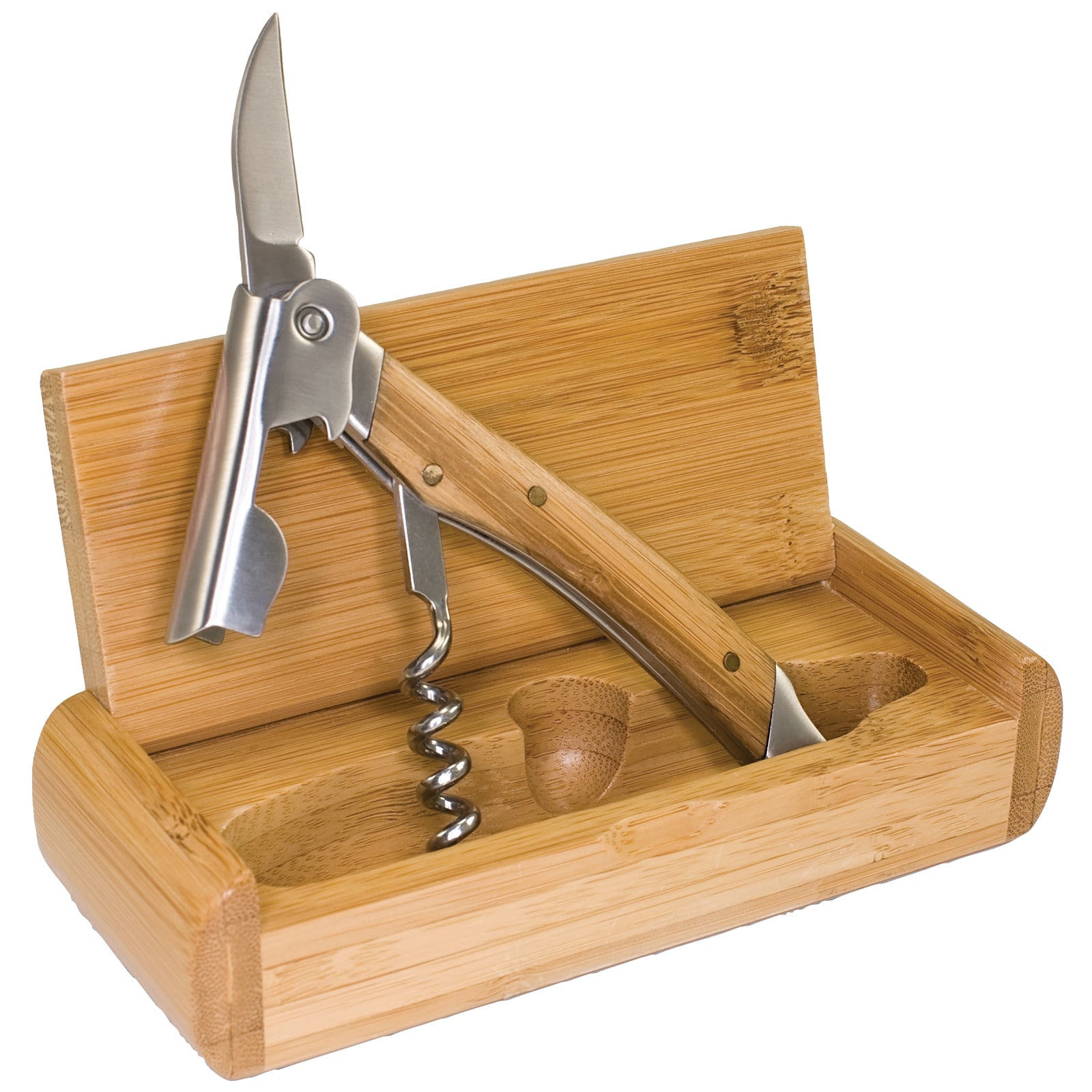 Picnic Time® Elan  Deluxe Corkscrew In Bamboo Box