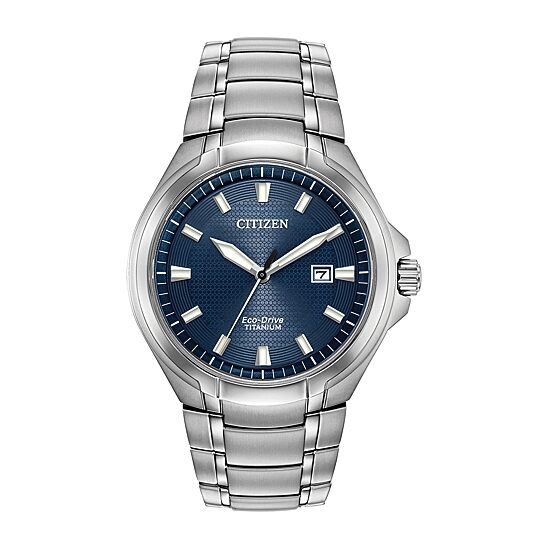 Citizen Paradigm Mens Silver Tone Bracelet Watch Bm7431-51l