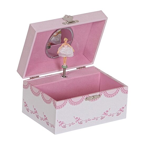 Mele and Co Clarice Musical Ballerina Pink Jewelry Box