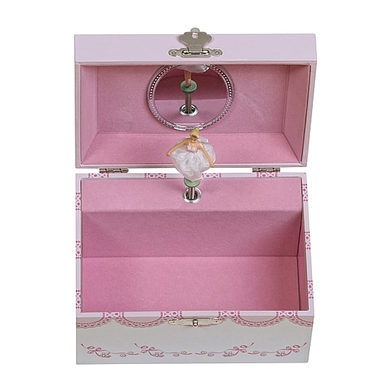 Mele and Co Clarice Musical Ballerina Pink Jewelry Box