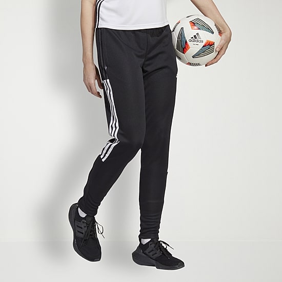 adidas Womens Tapered Mid Rise Classic Fit Sweatpant