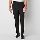 J. Ferrar Ultra Comfort Mens Stretch Fabric Slim Fit Flat Front Suit Pant