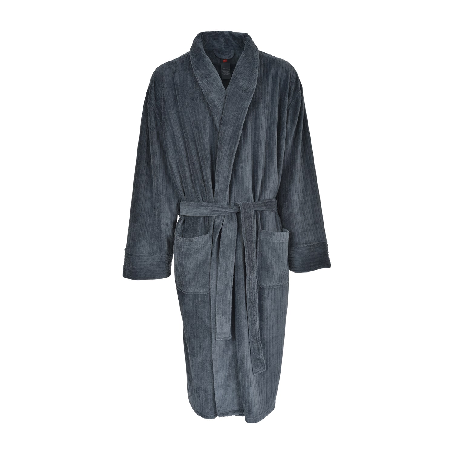 Hanes Mens Fleece Long Sleeve Knee Length Robe