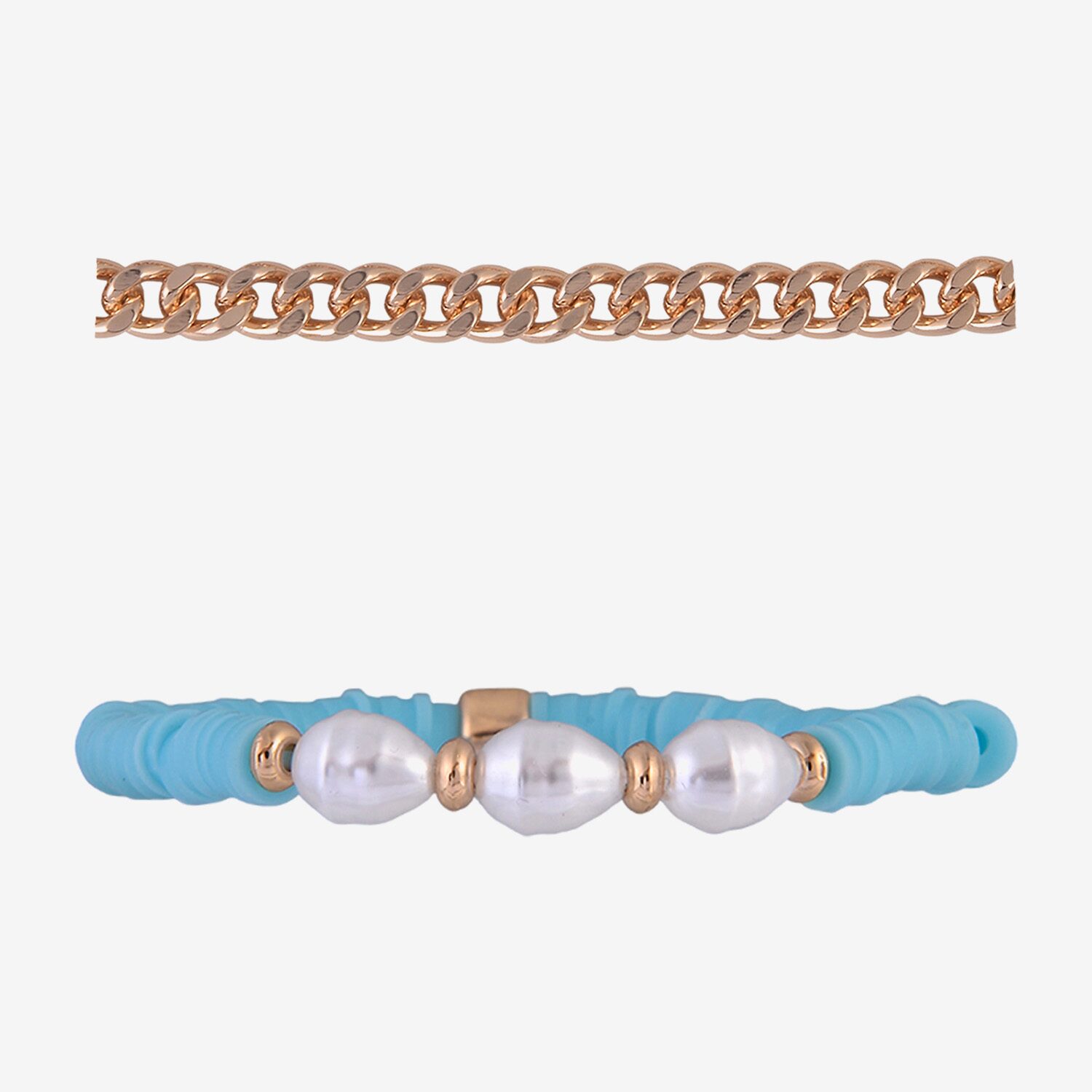 Arizona Gold Tone Cowrie Shell Womens 3-pc. Bracelet Set