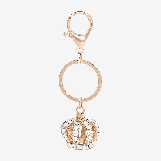 Juicy By Juicy Couture Gold Tone Crown Key Chain