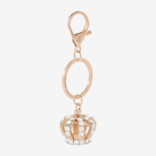 Juicy By Juicy Couture Gold Tone Crown Key Chain