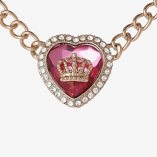 Juicy By Juicy Couture Gold Tone Halo Womens 16 Inch Collar Necklace