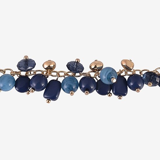 Mixit Gold Tone Womens 16 Inch Beaded Necklace