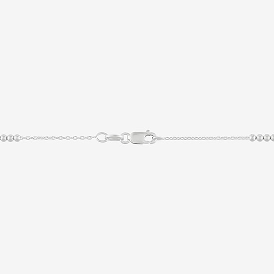 Made in Italy Womens Sterling Silver 18 Inch Cable Chain Necklace