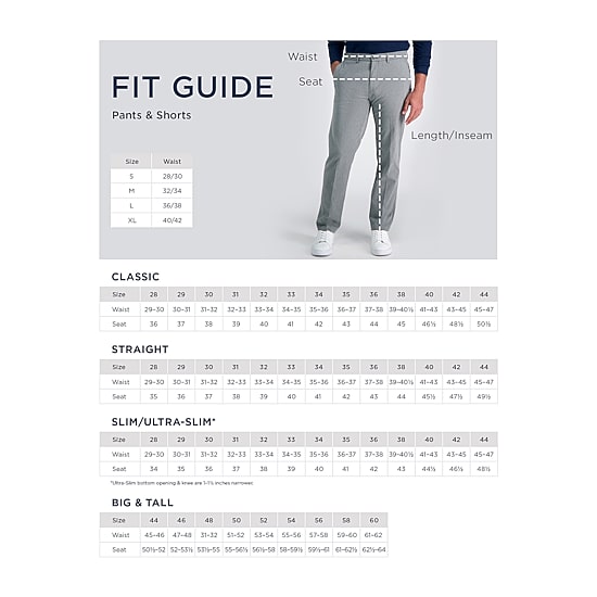 Haggar Stretch Denim Mens Classic Fit Pleated Pant