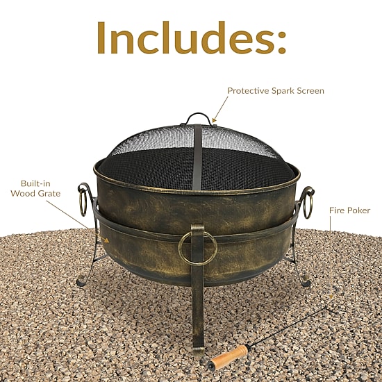 Sunnydaze Collection Weather Resistant Fire Pit