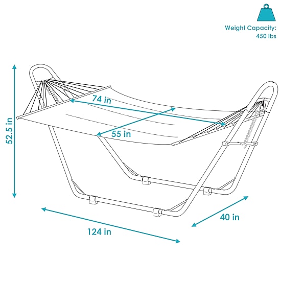 Sunnydaze Patio Collection Hammock