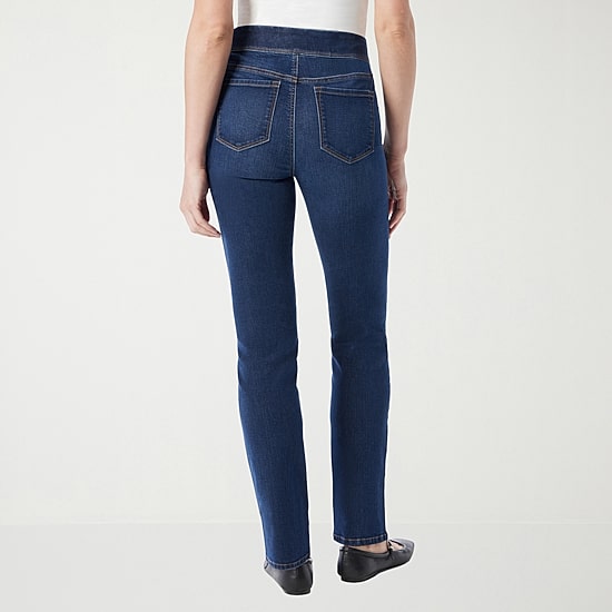 Gloria Vanderbilt Amanda Womens High Rise Stretch Fabric Slim Fit Jean