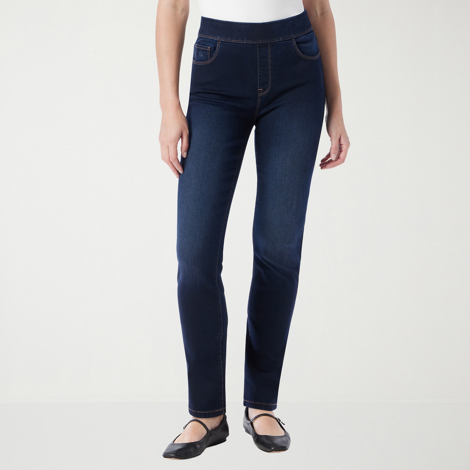 Gloria Vanderbilt Amanda Womens High Rise Slim Fit Jean