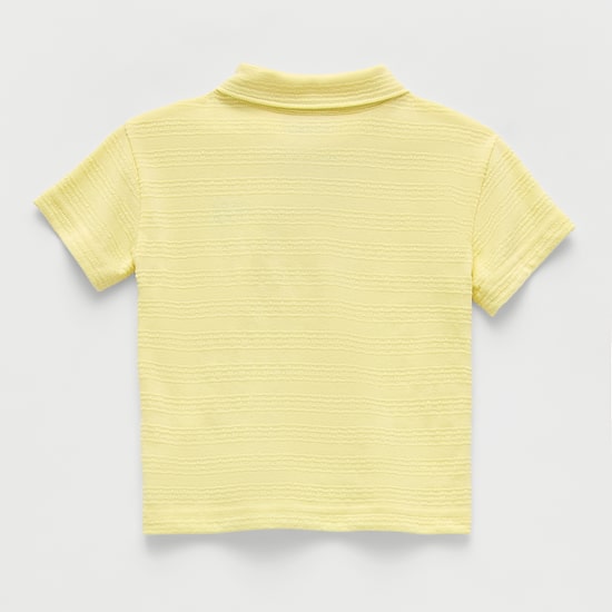 Okie Dokie Baby Boys Short Sleeve Regular Fit Polo Shirt